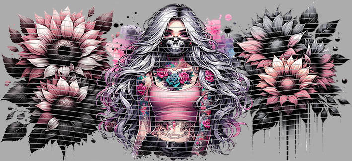 16oz Sunflower Girl-SU-384